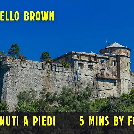 Portofino's Little Nest Con Parcheggio Wi-fi E Aria Condizionata Апартаменты Портофино